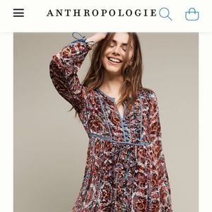 Anthropologie Floreat Dress